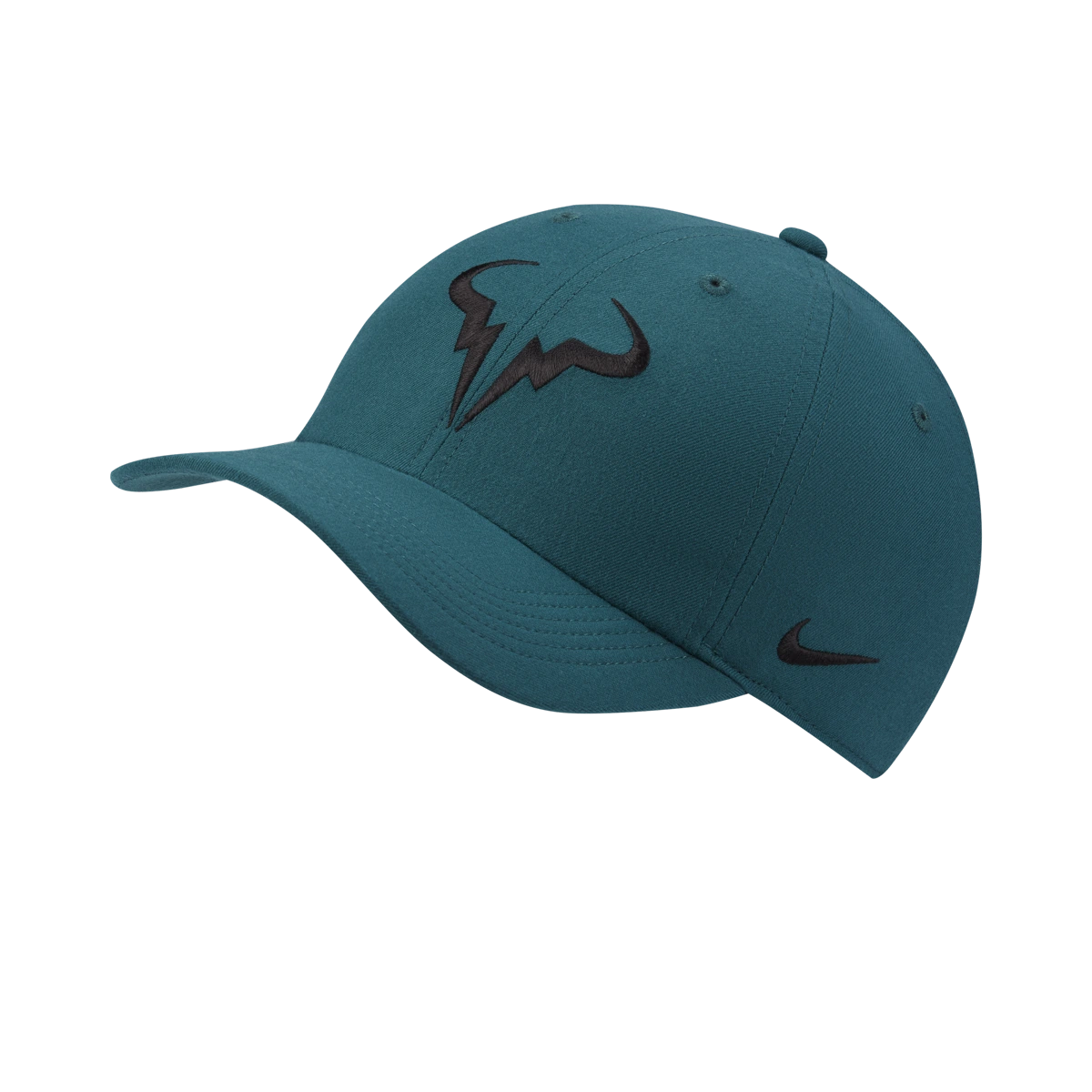 Nike AeroBill Rafa Heritage86 hat in Dark Atomic Teal w/Black [850666-300] from the Holiday 2020 tennis collection